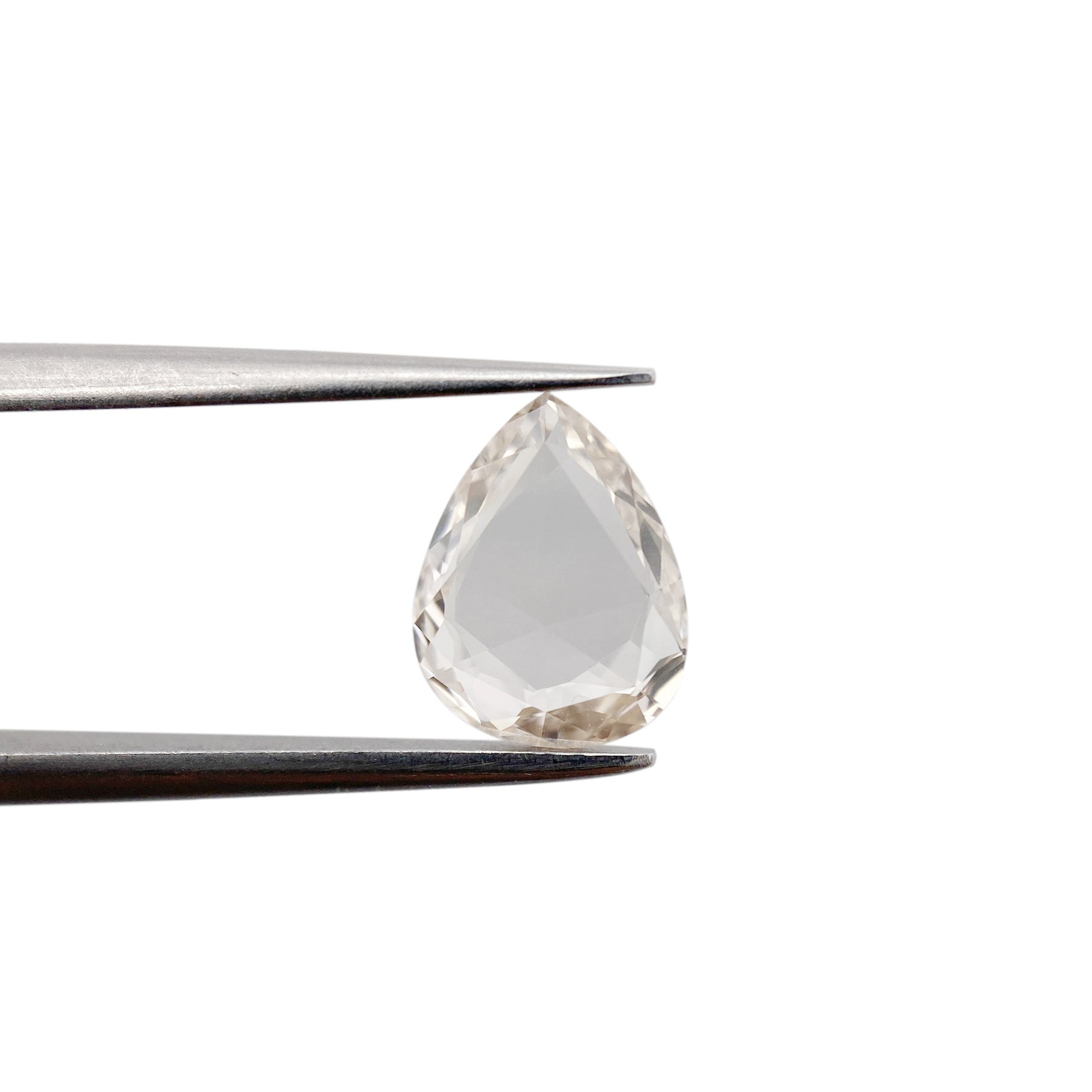 0.99ct | Champagne VS Pear Shape Rose Cut Diamond