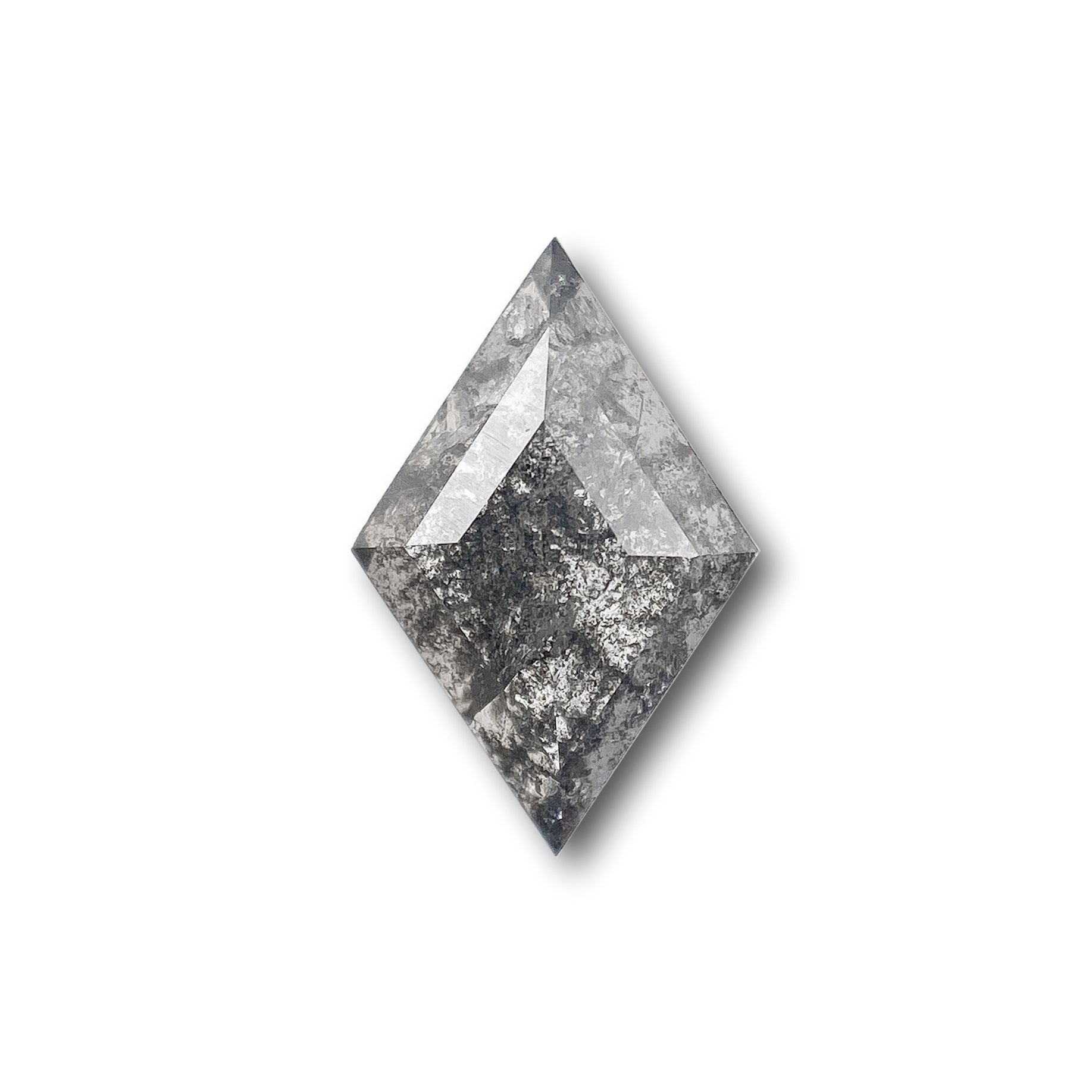 0.73ct | Salt & Pepper Lozenge Shape Step Cut Diamond