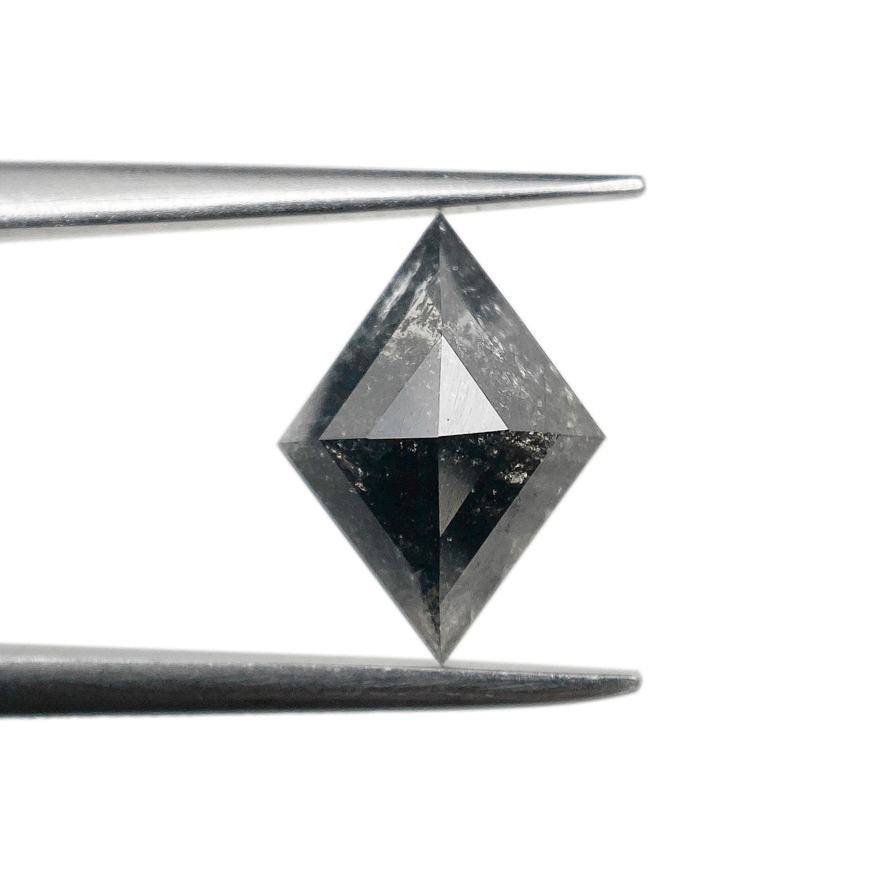 1.12ct | Salt & Pepper Lozenge Shape Step Cut Diamond