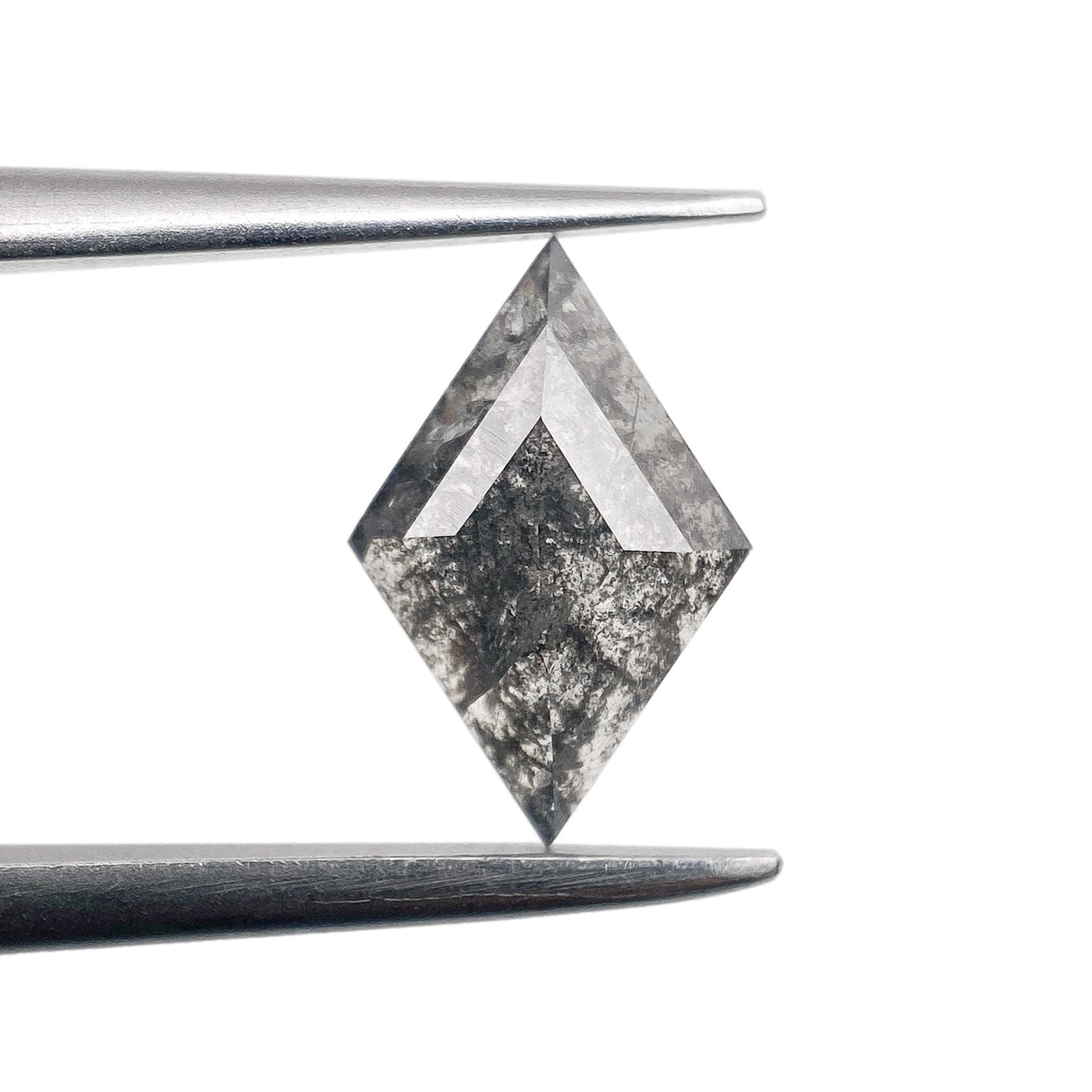 0.73ct | Salt & Pepper Lozenge Shape Step Cut Diamond
