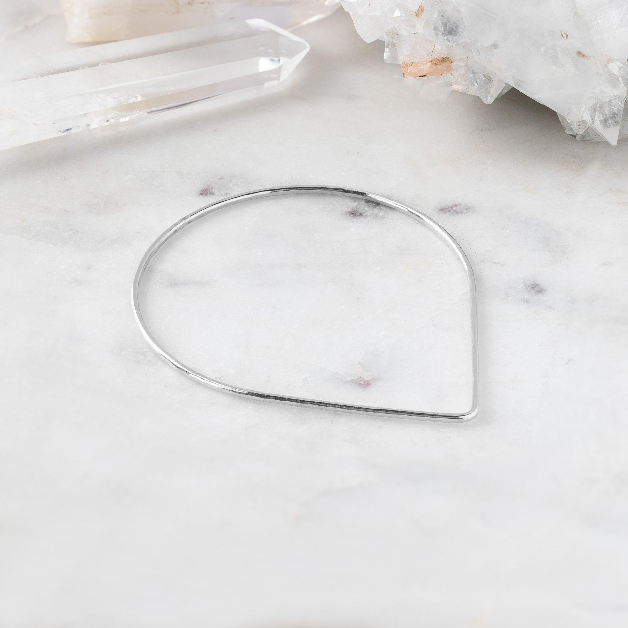 The Peak Stacking Bangle | Yellow, Rose or Sterling Silver