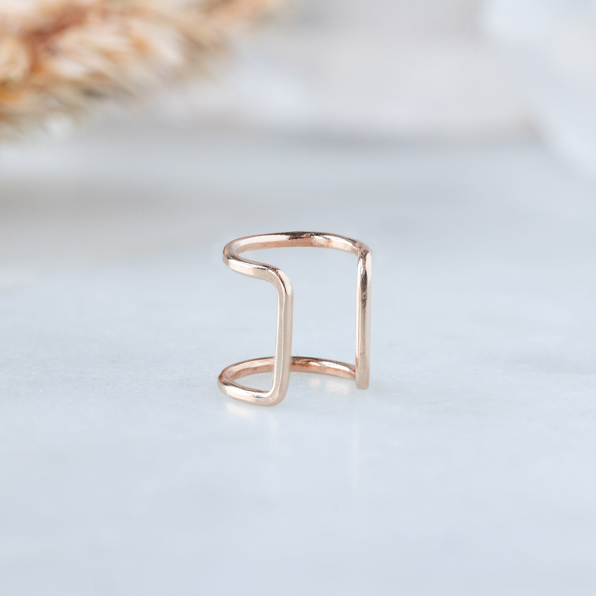 The Column Ear Cuff | Yellow, Rose, White or Sterling Silver