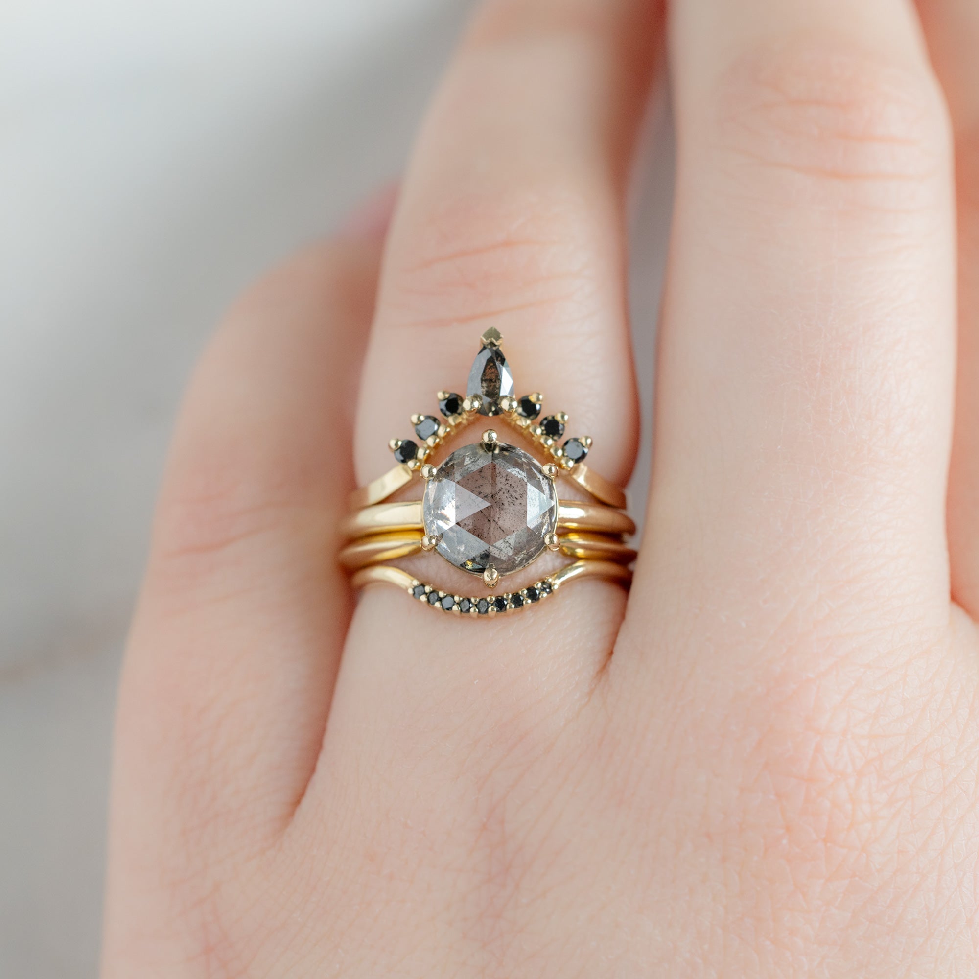 buy:pear-black-diamond-sunburst-stacking-band-14k-gold,the-rose-ring-2-55ct-round-lab-grown-salt-and-pepper-diamond-in-14k-yellow-gold,gold-open-cuff-knife-edge-stacking-band-14k-yellow-gold,black-diamond-pave-arc-stacking-band-14k-or-18k-rose-gold