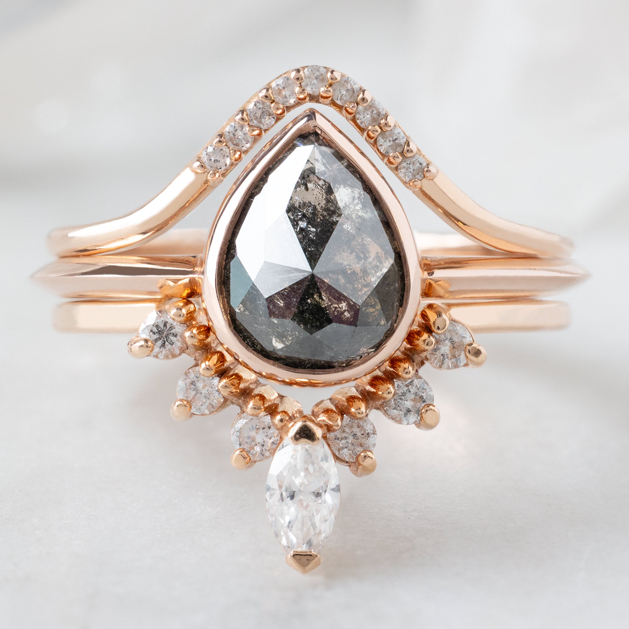 buy:white-diamond-pave-peak-stacking-band-14k-or-18k-yellow-gold,the-hazel-ring-1-68ct-rose-cut-black-diamond-in-14k-rose-gold,marquise-white-diamond-sunburst-stacking-band-14k-gold