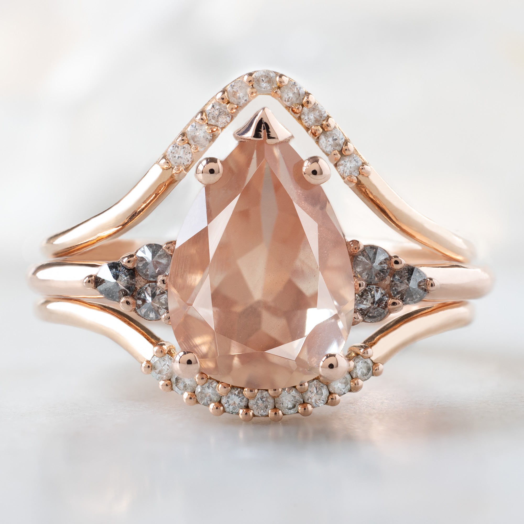 buy:white-diamond-pave-peak-stacking-band-14k-or-18k-yellow-gold,the-ivy-ring-1-89ct-pear-sunstone-in-14k-rose-gold,white-diamond-pave-arc-stacking-band-14k-or-18k-yellow-gold