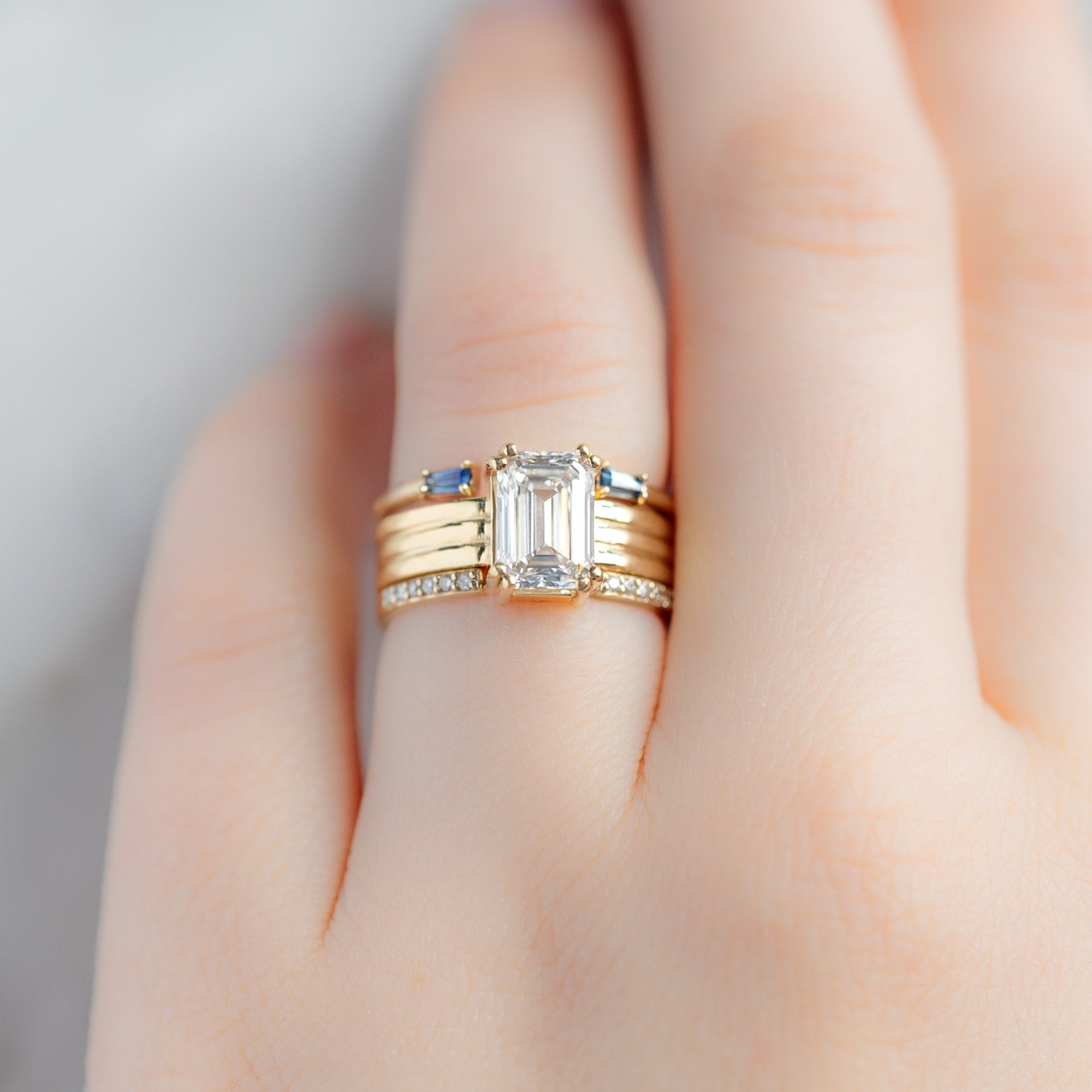 buy:open-cuff-montana-sapphire-baguette-stacking-band-14k-or-18k-yellow-gold,the-stratum-ring-1-93ct-lab-grown-emerald-white-diamond-in-18k-yellow-gold,open-cuff-white-diamond-pave-stacking-band-14k-or-18k-yellow-gold