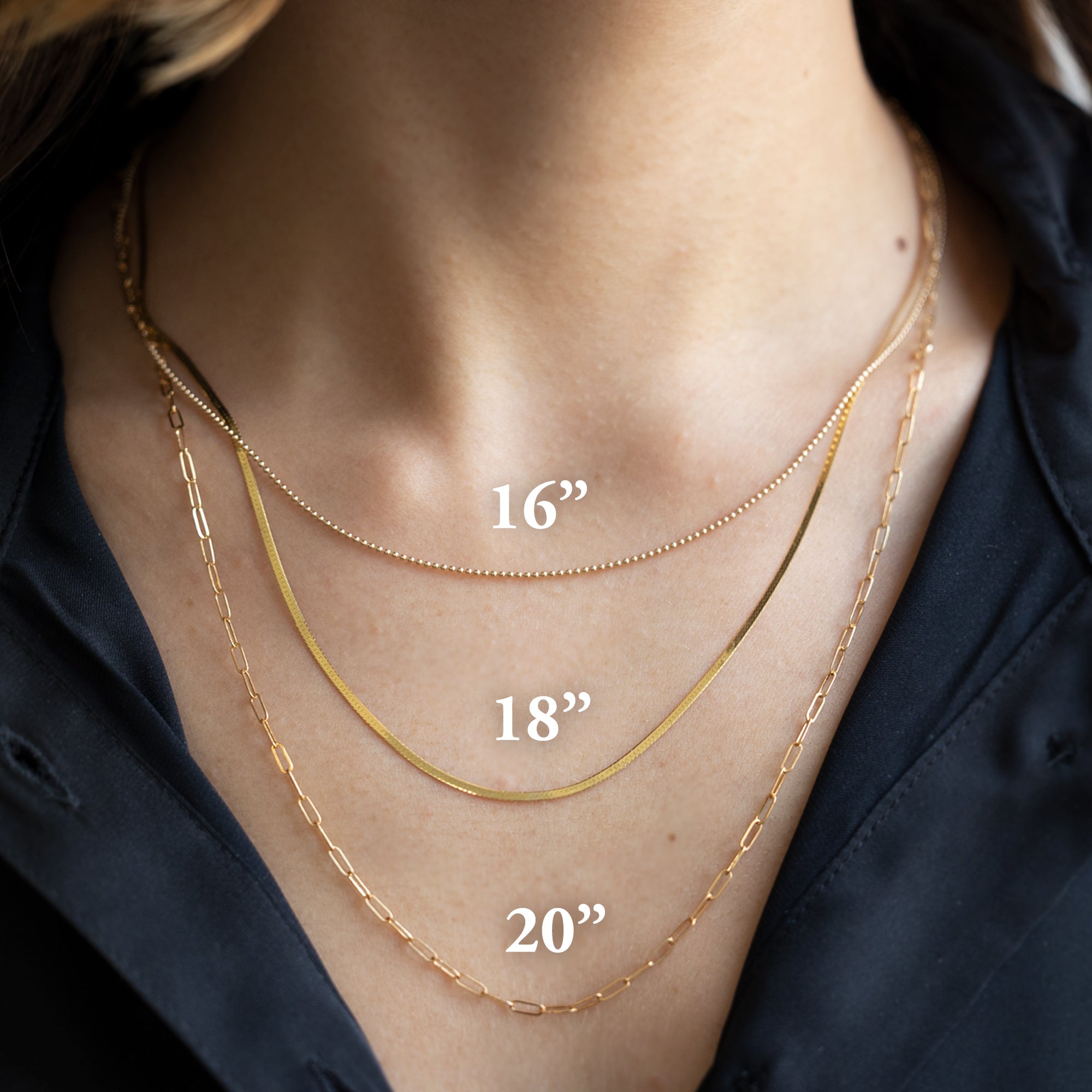 The Bead Chain Necklace | Yellow, Rose or White Gold