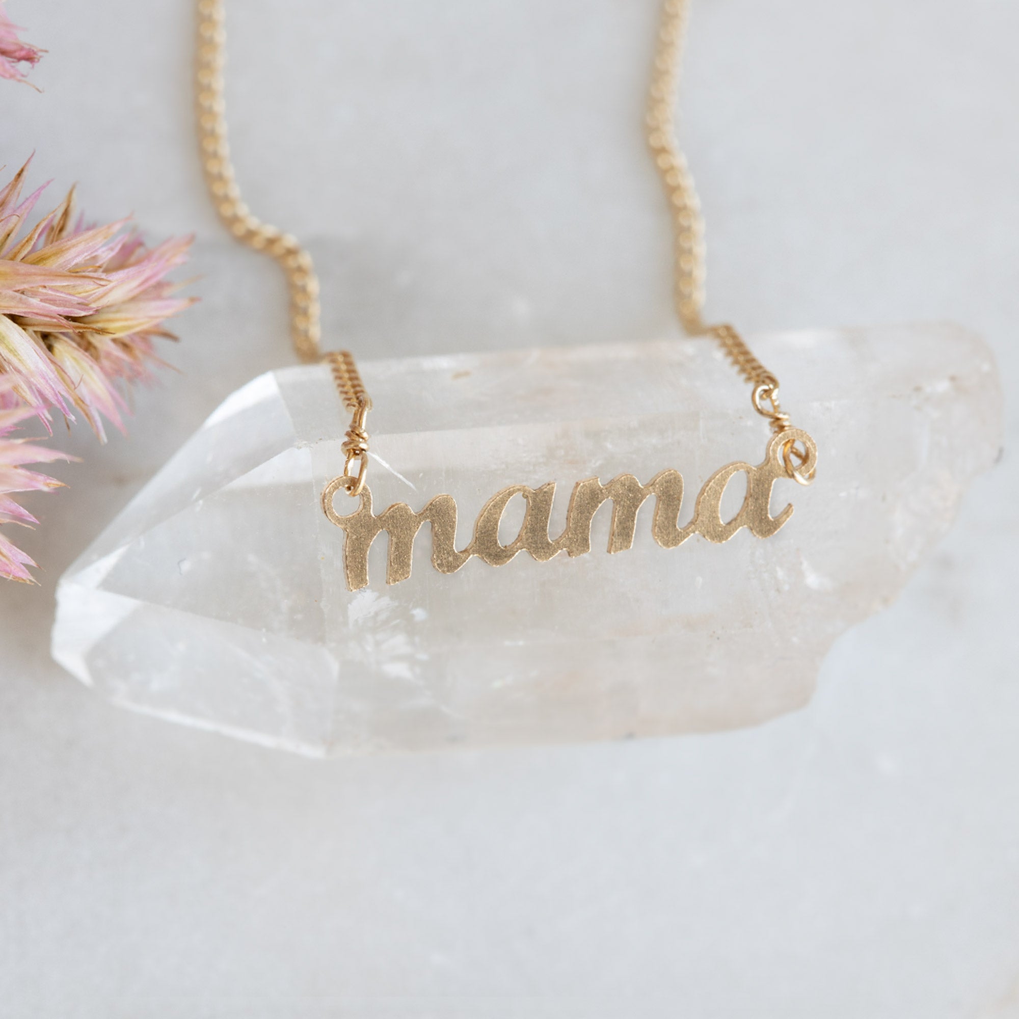 The Mama Necklace | Yellow Gold