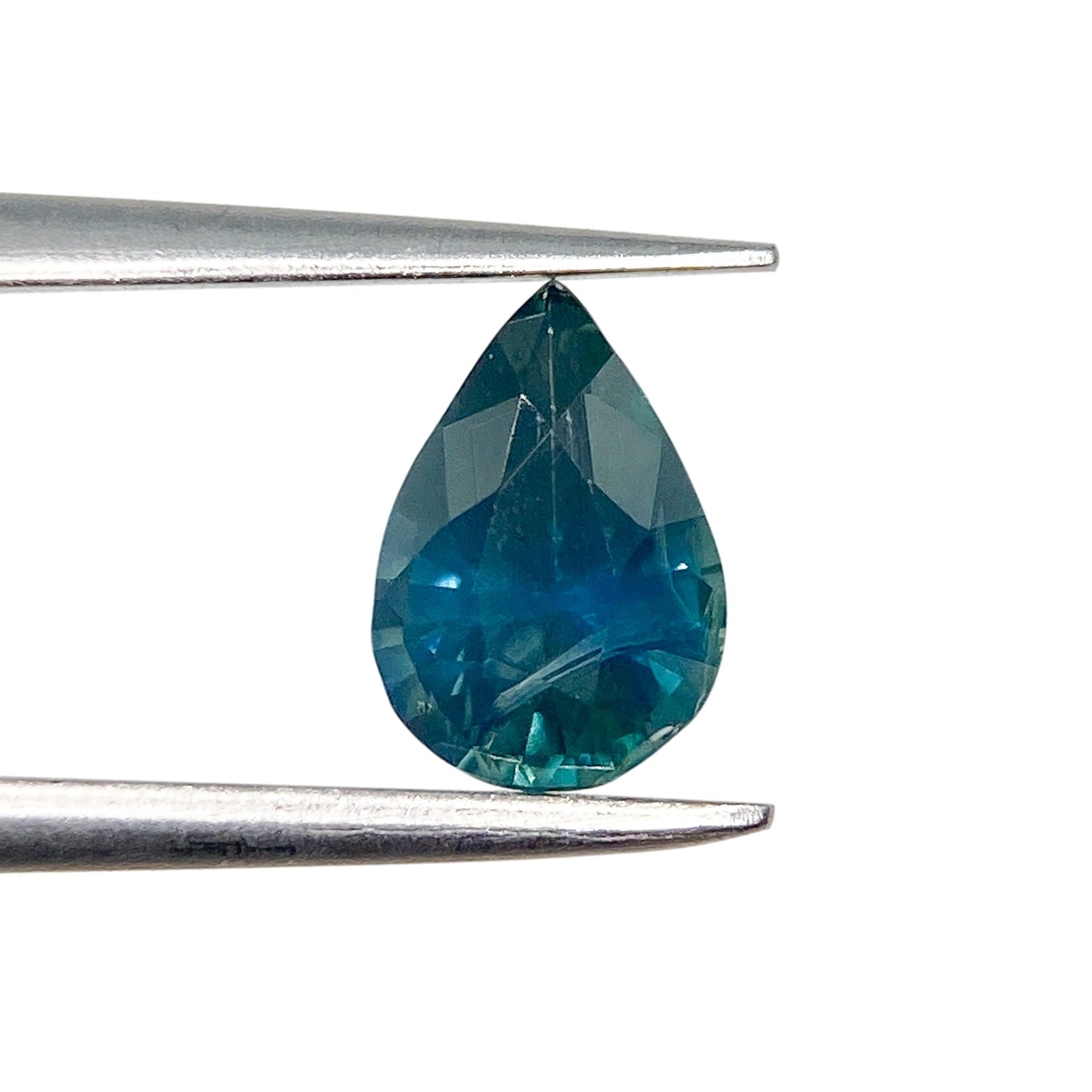 Gemstone Vault Montana Sapphire 1.03ct | Brilliant Cut Pear Shape Blue Montana Sapphire