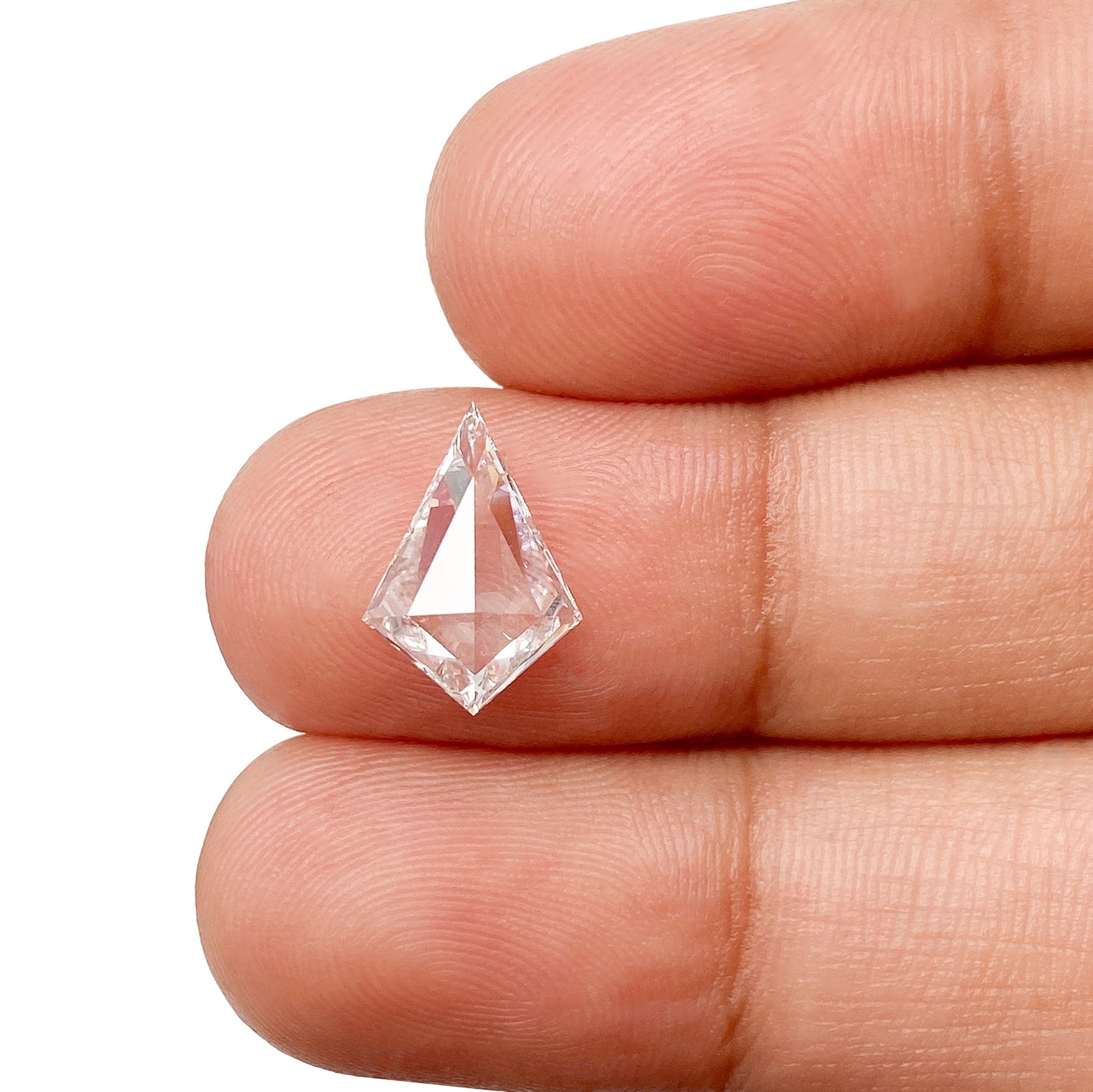 LITHOS Diamond Lab Diamond 1.30ct | D/VVS2 Kite Shape Rose Cut Lab Diamond (IGI)