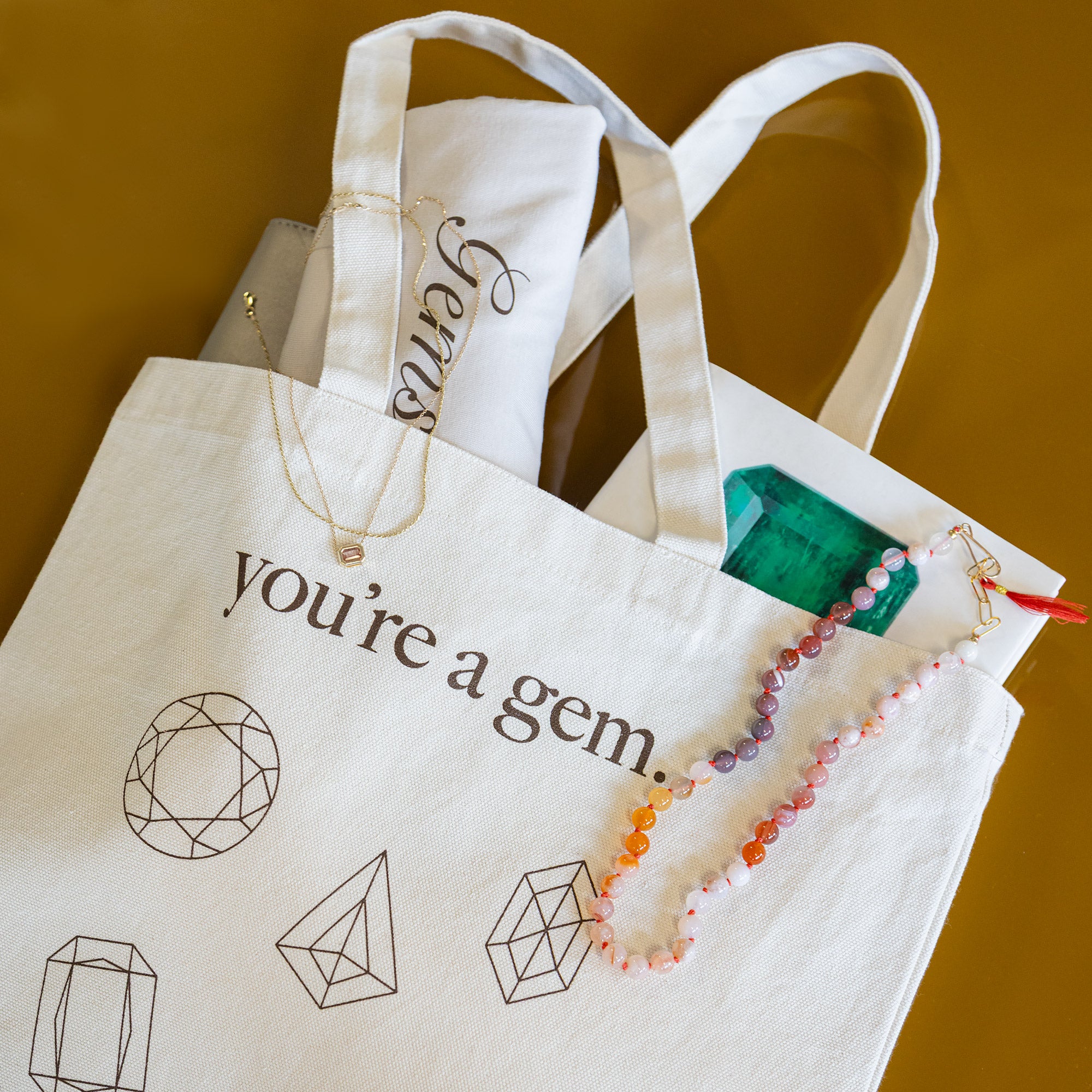 Alexis Russell Totes / Bags You're a Gem Tote Bag