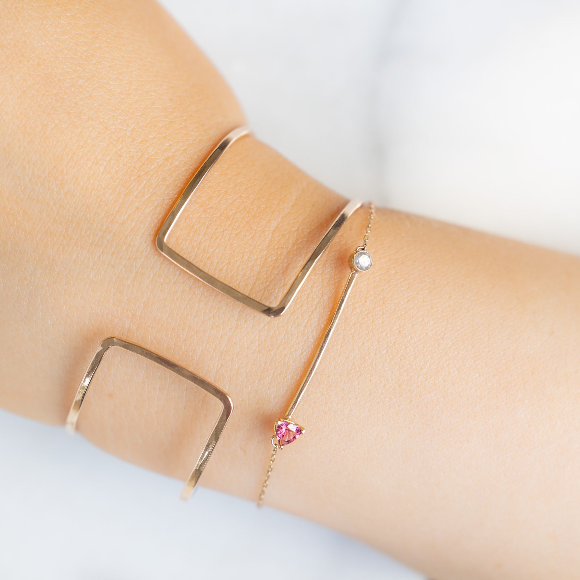 Alexis Russell Bracelets / Anklets The Horizon Bracelet | Yellow Gold