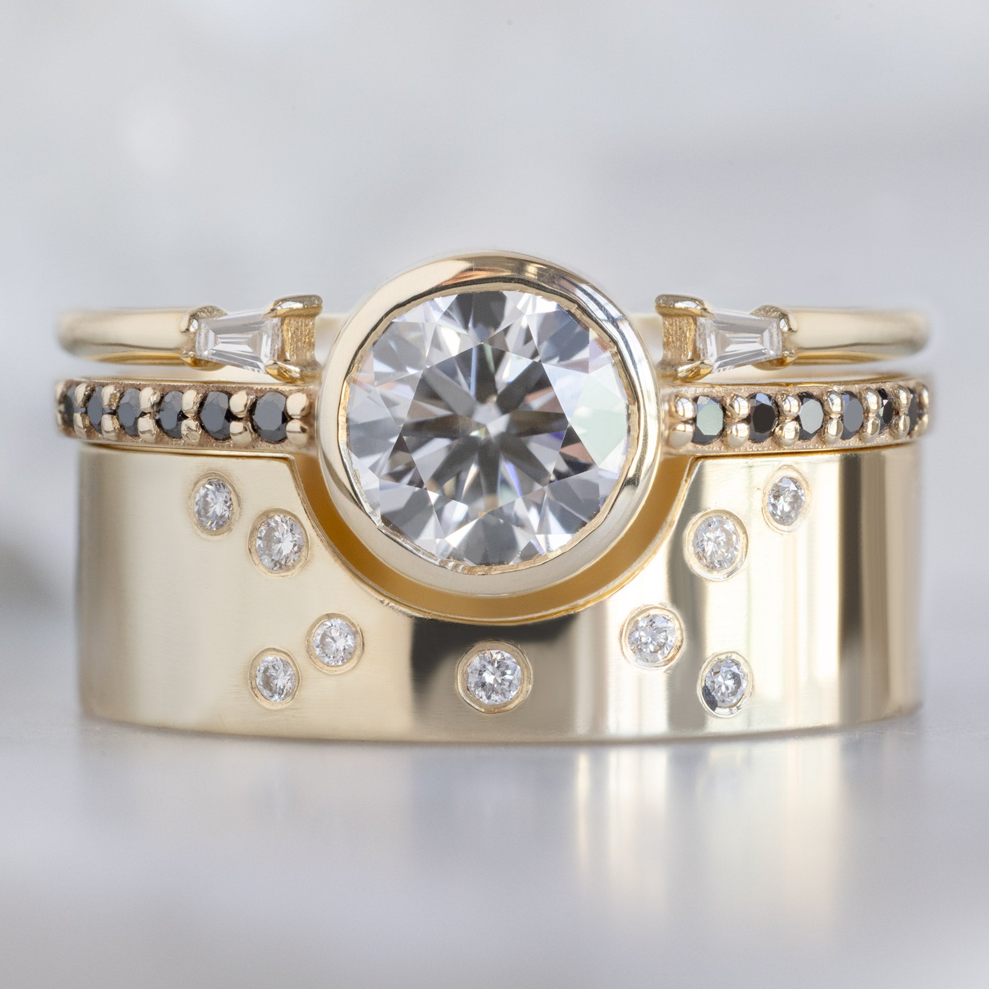 Alexis Russell  Engagement Rings The Willow Ring | Build Your Own Round White Diamond Engagement Ring