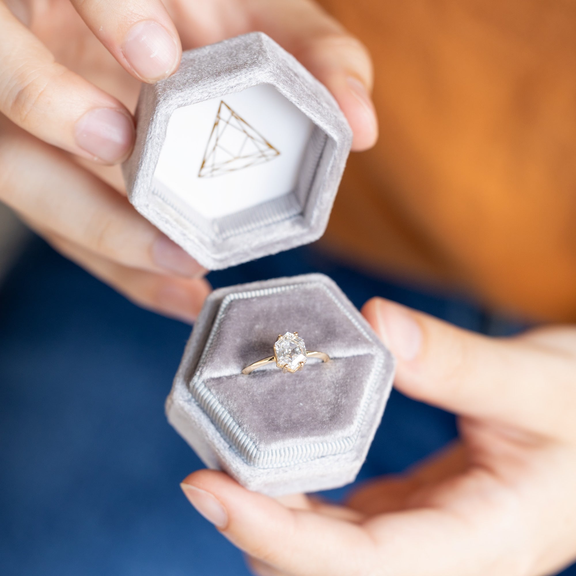 Alexis Russell  Engagement Rings The Bryn Ring | Build Your Own Hexagon White Diamond Engagement Ring