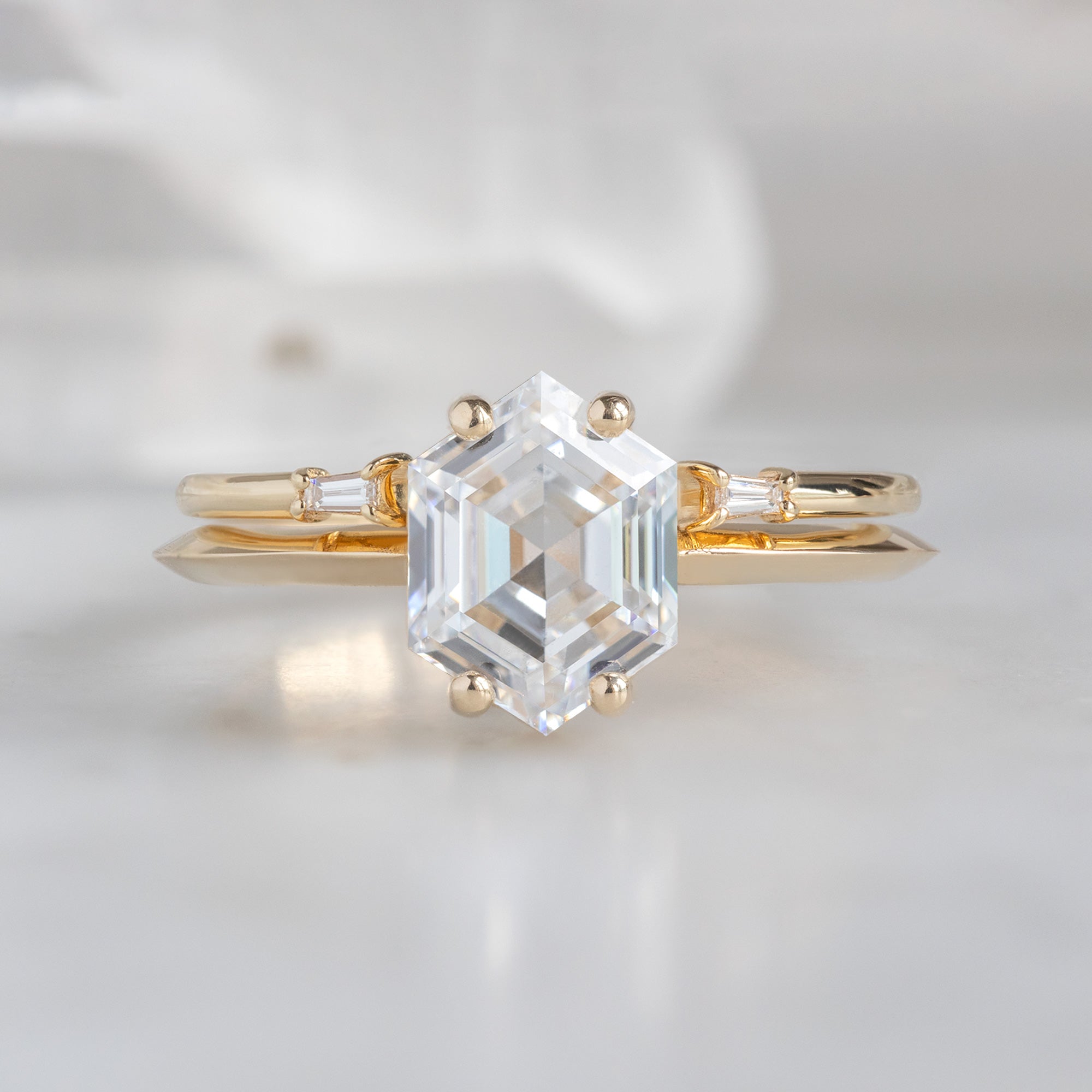 Alexis Russell  Engagement Rings The Bryn Ring | Build Your Own Hexagon White Diamond Engagement Ring
