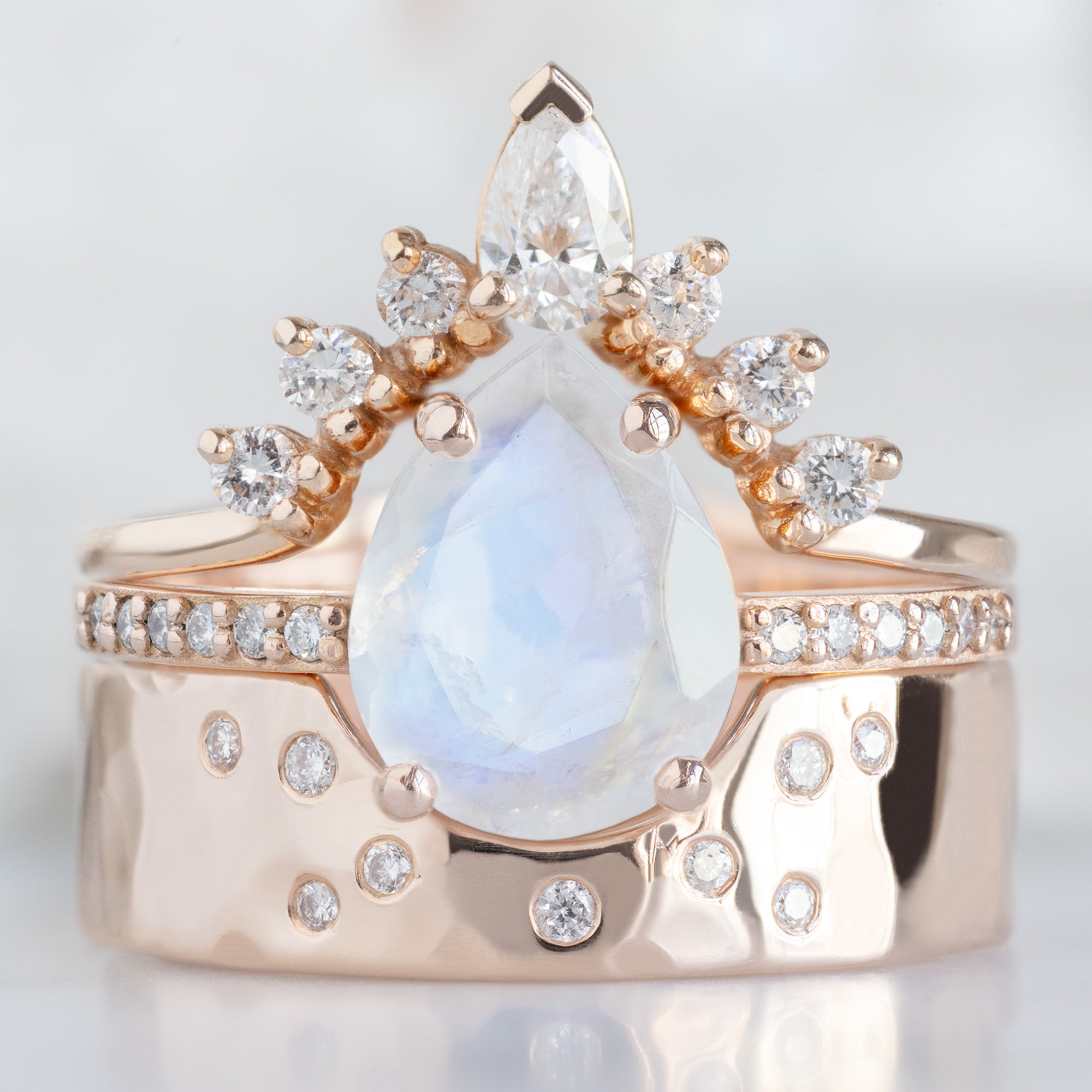 Alexis Russell  Engagement Rings The Willow Ring | Build Your Own Pear Moonstone Engagement Ring
