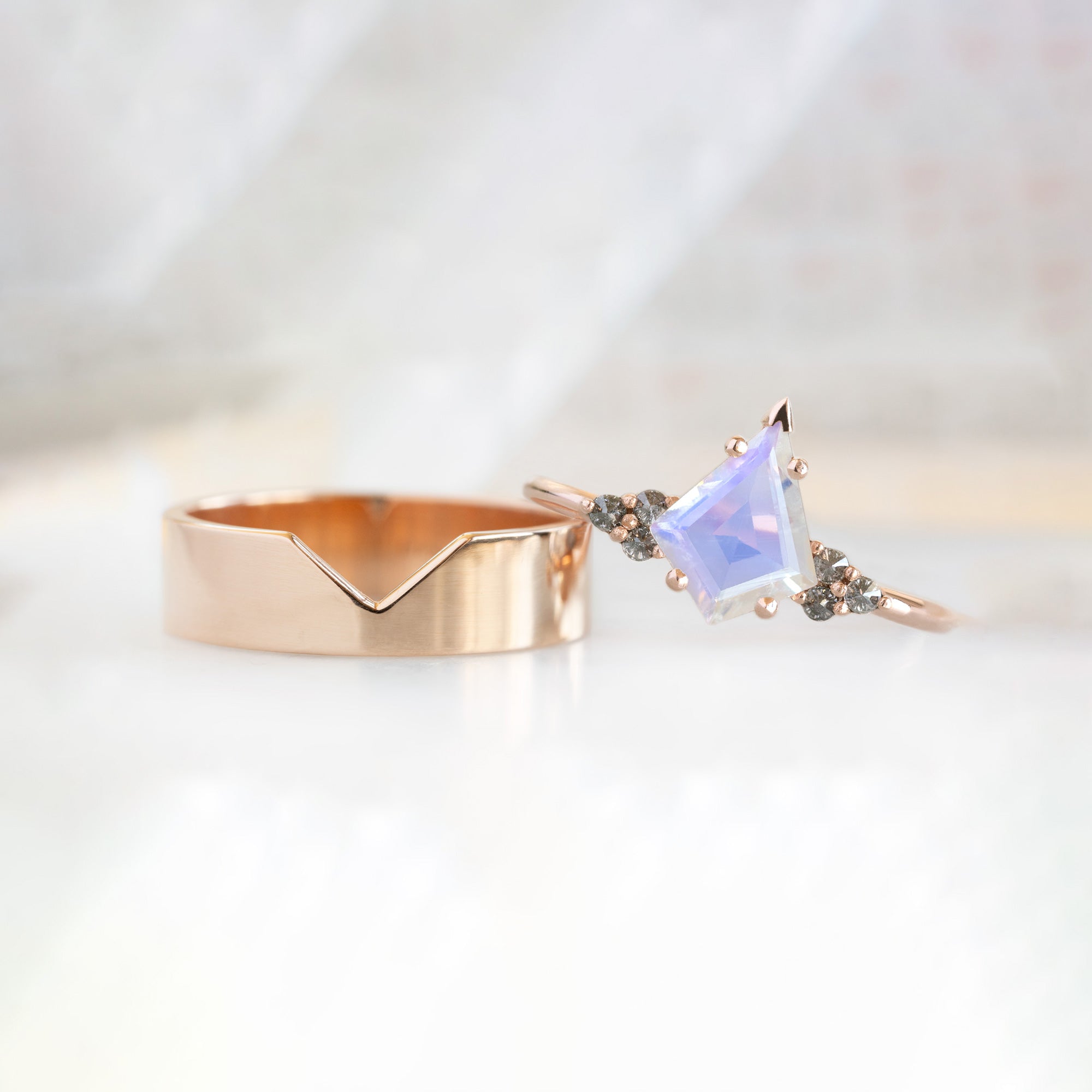 Alexis Russell  Engagement Rings The Ivy Ring | Build Your Own Kite Moonstone Engagement Ring