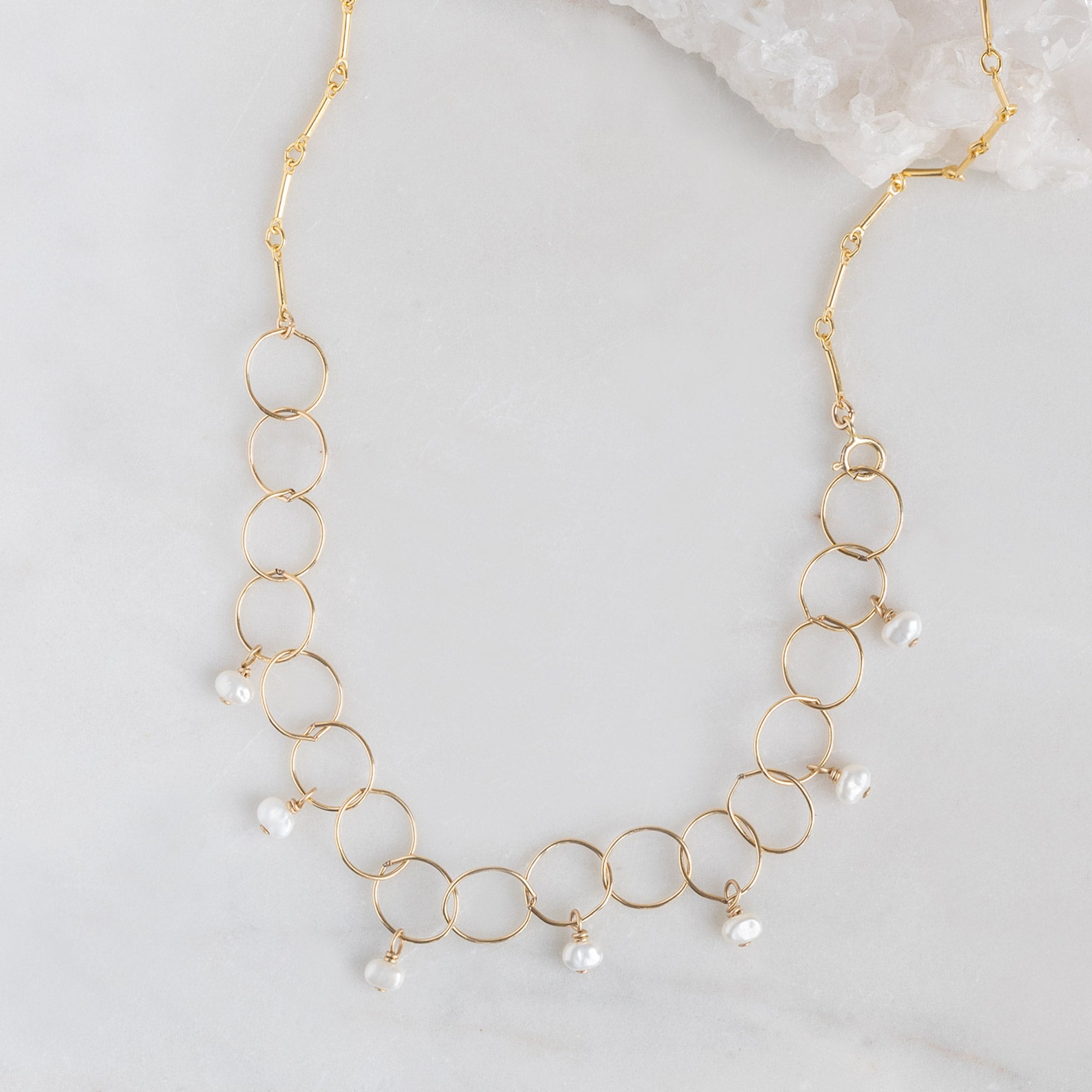 The Pearl Party 2-in-1 Necklace | Yellow Gold