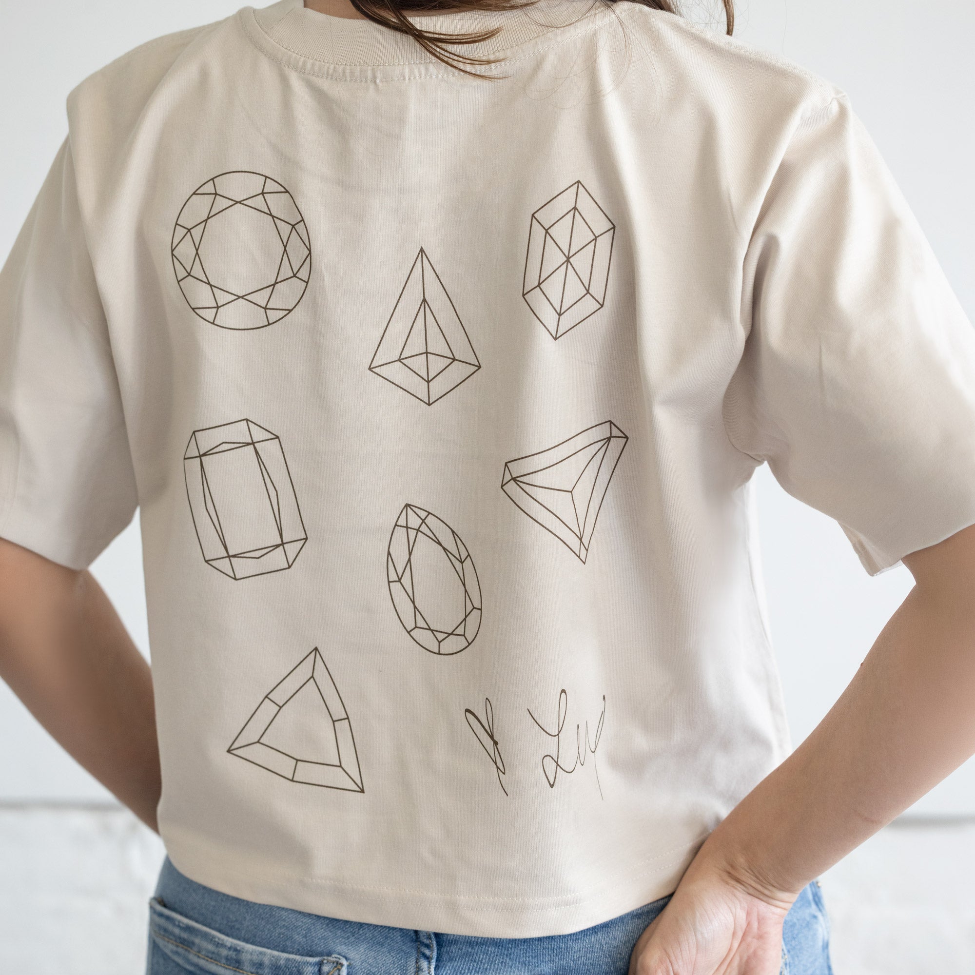 Alexis Russell Tops You're a Gem Crop Top